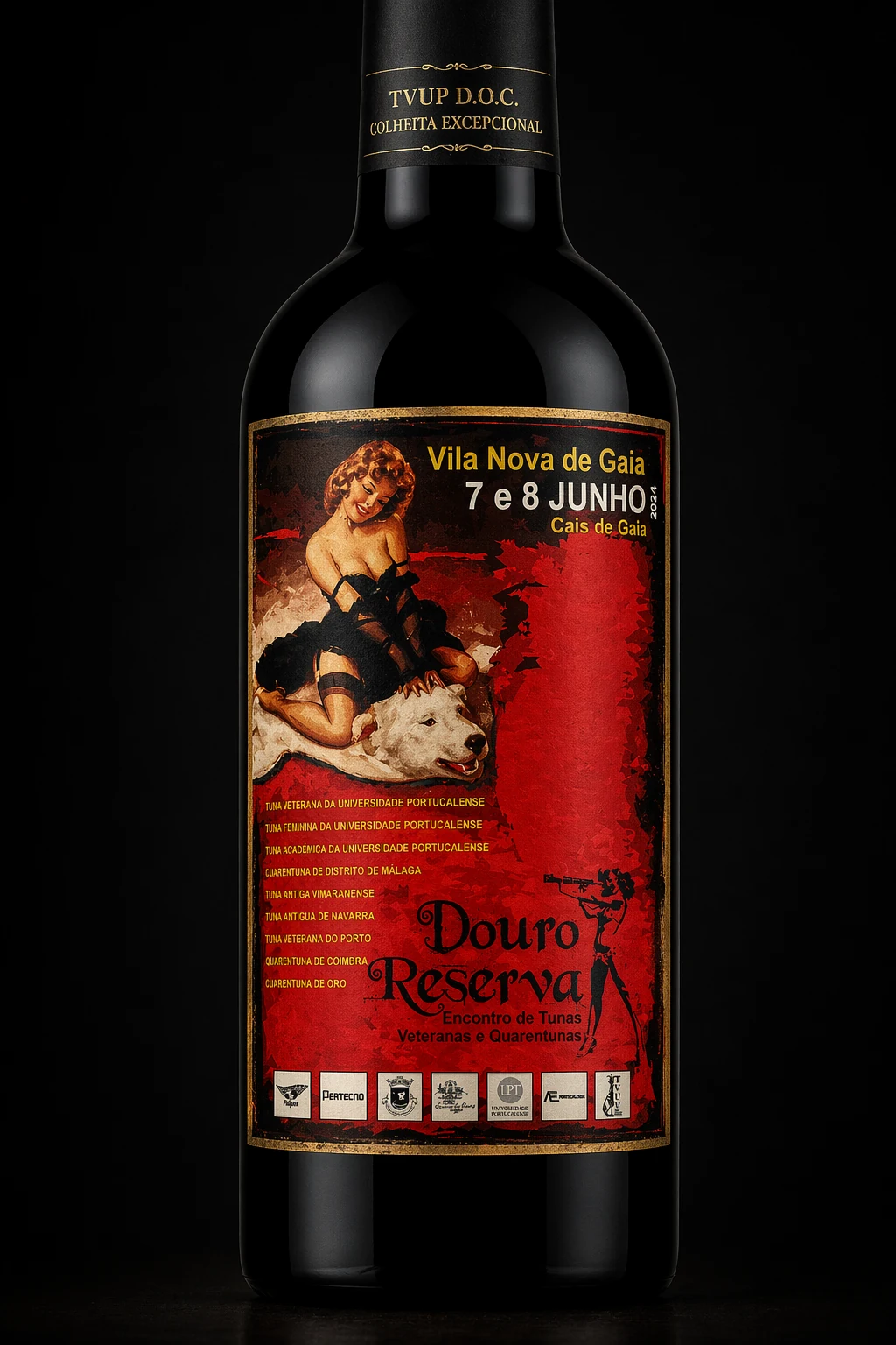 Garrafa e rótulo Douro Reserva, 2024